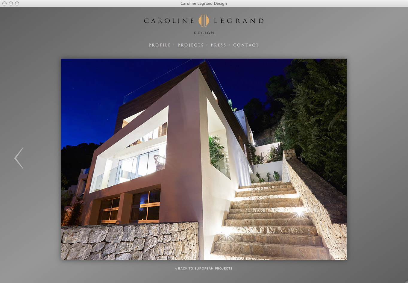 Kessell Design. Caroline Legrand Website